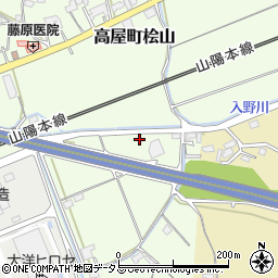 広島県東広島市高屋町桧山434周辺の地図