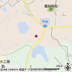 兵庫県淡路市竹谷696周辺の地図