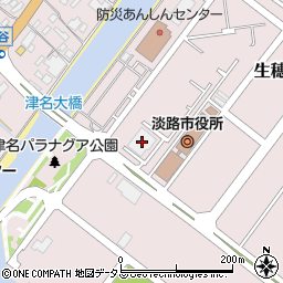 津名浄化センター周辺の地図