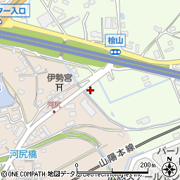 広島県東広島市高屋町桧山3周辺の地図