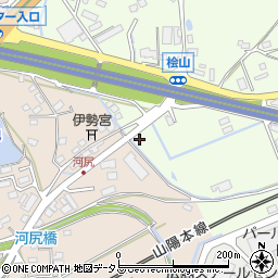 広島県東広島市高屋町桧山3周辺の地図