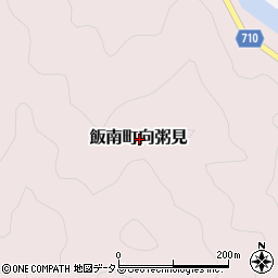 三重県松阪市飯南町向粥見周辺の地図