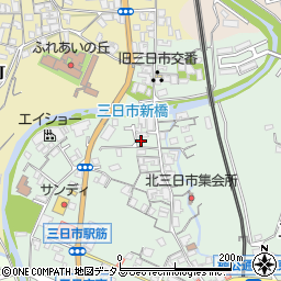 大阪府河内長野市三日市町1082-3周辺の地図