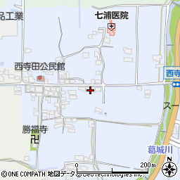 奈良県御所市西寺田286-1周辺の地図