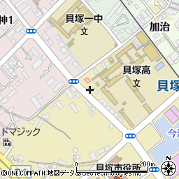 立志館ゼミナール貝塚校周辺の地図