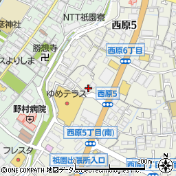 山口銀行祇園支店周辺の地図
