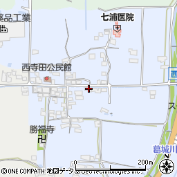 奈良県御所市西寺田285周辺の地図