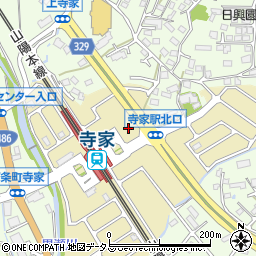 広島県東広島市寺家駅前14-17周辺の地図