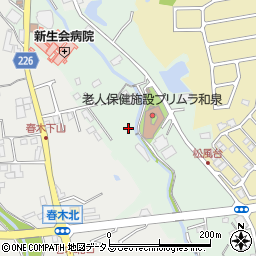 大阪府和泉市松尾寺町93周辺の地図