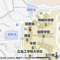 図書館周辺の地図