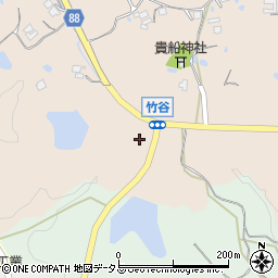 兵庫県淡路市竹谷687周辺の地図