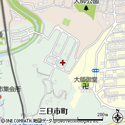 大阪府河内長野市三日市町692-2周辺の地図