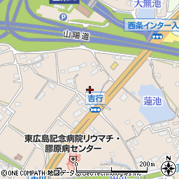 広島県東広島市西条町吉行2234周辺の地図