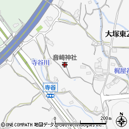音崎神社周辺の地図
