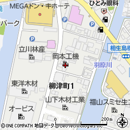 岡本工機松永工場周辺の地図