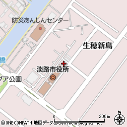 淡路市役所市民生活部　生活環境課周辺の地図