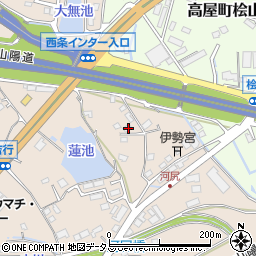 広島県東広島市西条町吉行605周辺の地図