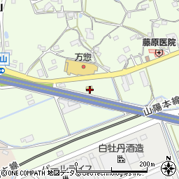広島県東広島市高屋町桧山258周辺の地図