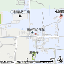 奈良県御所市西寺田227周辺の地図