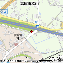 広島県東広島市高屋町桧山58周辺の地図