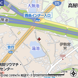 広島県東広島市西条町吉行621周辺の地図