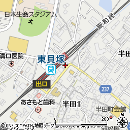 岸田マンション周辺の地図