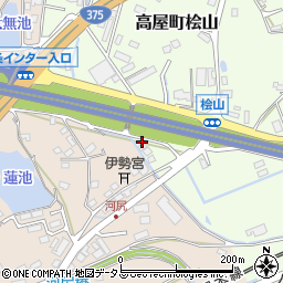 広島県東広島市高屋町桧山10周辺の地図
