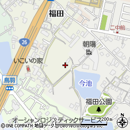 大阪府貝塚市福田14周辺の地図