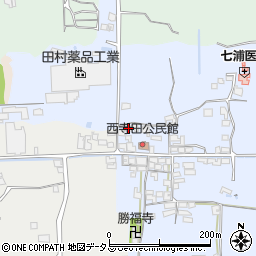 奈良県御所市西寺田242周辺の地図