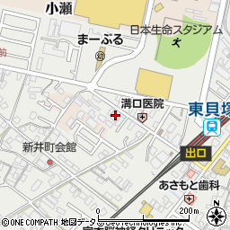 紀陽銀行東貝塚コミュニティプラザ ＡＴＭ周辺の地図