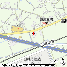 広島県東広島市高屋町桧山915周辺の地図