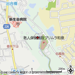 大阪府和泉市松尾寺町106周辺の地図