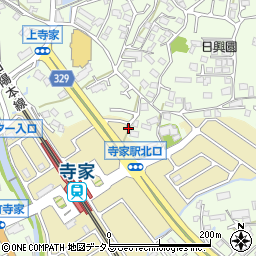 広島県東広島市寺家駅前16周辺の地図