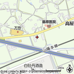 広島県東広島市高屋町桧山916周辺の地図