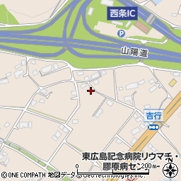 広島県東広島市西条町吉行991周辺の地図