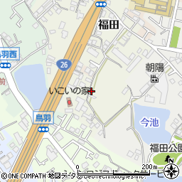 大阪府貝塚市福田1030-3周辺の地図
