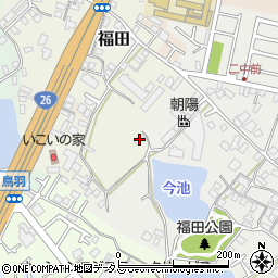大阪府貝塚市福田13周辺の地図
