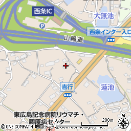 広島県東広島市西条町吉行2254周辺の地図