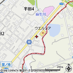 ジョイフル貝塚半田店周辺の地図