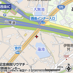 広島県東広島市西条町吉行666周辺の地図