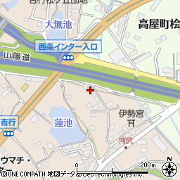 広島県東広島市西条町吉行603周辺の地図