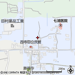 奈良県御所市西寺田128周辺の地図