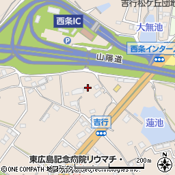 広島県東広島市西条町吉行2258周辺の地図