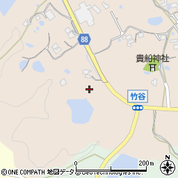 兵庫県淡路市竹谷639周辺の地図