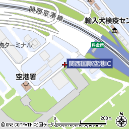 関空展望ホール周辺の地図