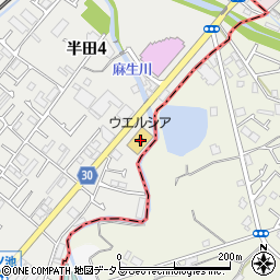 大阪府貝塚市半田544周辺の地図