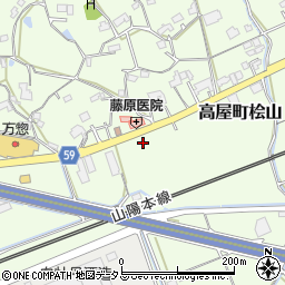 広島県東広島市高屋町桧山921周辺の地図