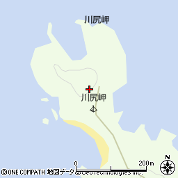 長門川尻岬灯台周辺の地図
