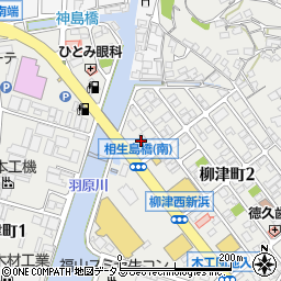 ツネイシＣバリューズ株式会社　松永南給油所周辺の地図