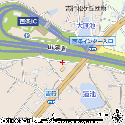 広島県東広島市西条町吉行681周辺の地図